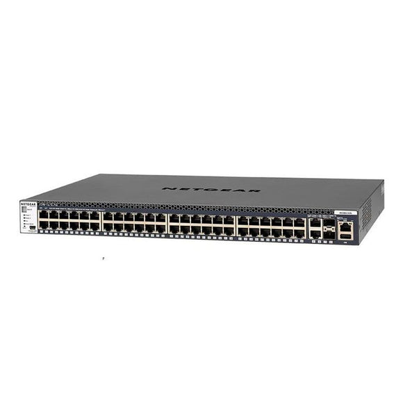 Netgear GSM4352S-100AJS 48x1G Stackable Managed Switch with 2x10GBASE-T and 2xSFP+ - 48 Ports - Manageable