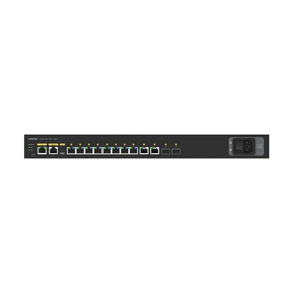 GSM4212P - Netgear AV Line M4250-10G2F-PoE+ 8x1G PoE+ 125W 2x1G and 2xSFP Managed Switch