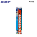 PT8888 - Jackson 8 Outlet Powerboard with Heavy Duty Metal Housing, Surge Protection