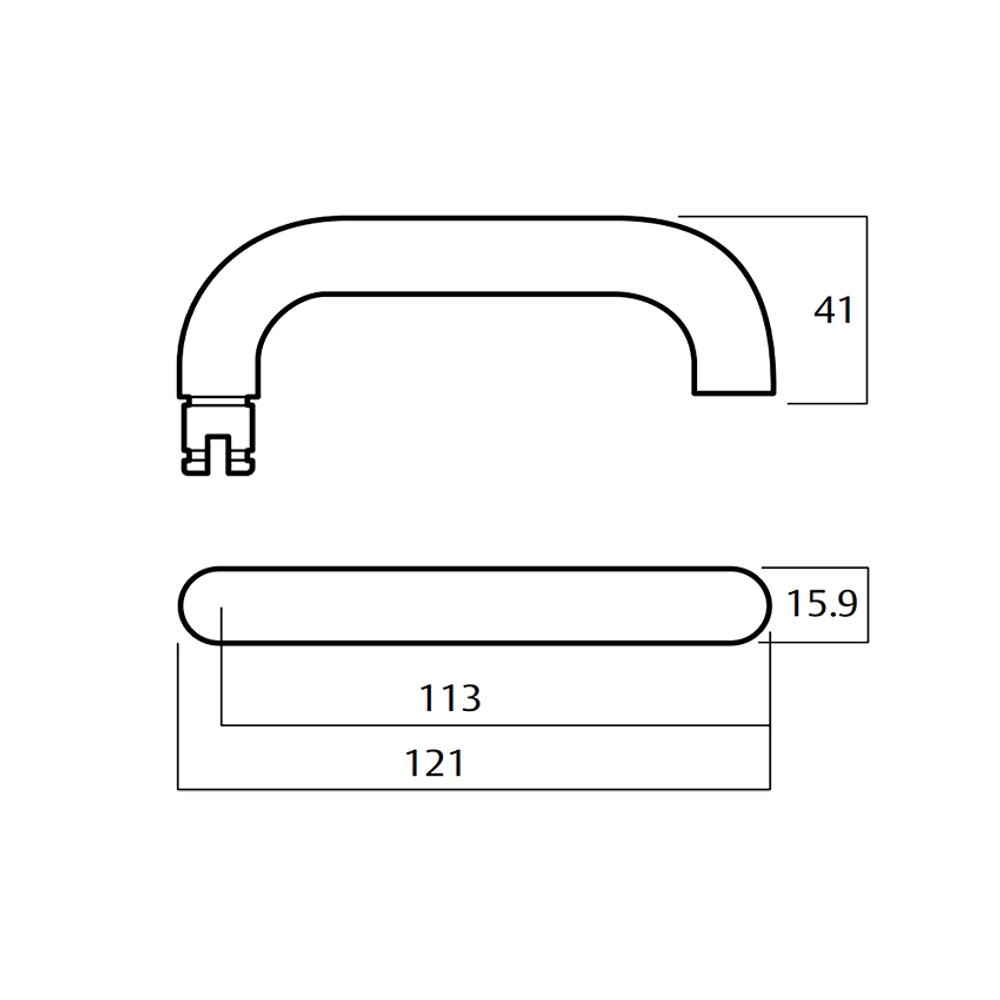 Lockwood 4800 Series Square End Plate with LED Lens - Outdoor Options
