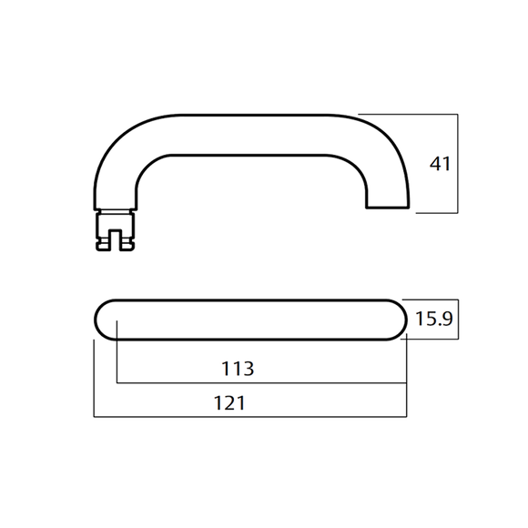 Lockwood 4800 Series Square End Plate with LED Lens - Outdoor Options