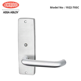 Lockwood - Internal - External Plate Levers - LED Options - OPTIONS Internal plate and lever with LED indicator - no cylindeer