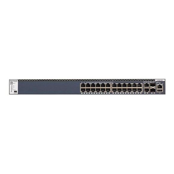 Netgear GSM4328S-100AJS 24x1G Stackable Managed Switch with 2x10GBASE-T and 2xSFP+ - 24 Ports - Manageable