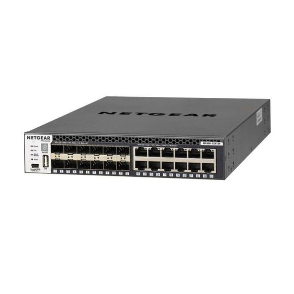 Netgear XSM4324S-100AJS ProSafe M4300-12X12F Layer 3 Switch - 12 Ports - Manageable - 10 Gigabit Ethernet