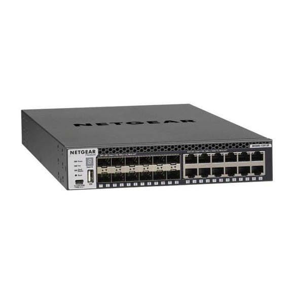 Netgear XSM4324S-100AJS ProSafe M4300-12X12F Layer 3 Switch - 12 Ports - Manageable - 10 Gigabit Ethernet
