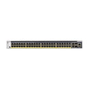 Netgear GSM4352PB-100AJS 48x1G PoE+ Stackable Managed Switch with 2x10GBASE-T and 2xSFP+ (1,000W PSU) - 48 Ports - Manageable