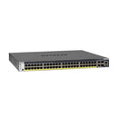 Netgear GSM4352PB-100AJS 48x1G PoE+ Stackable Managed Switch with 2x10GBASE-T and 2xSFP+ (1,000W PSU) - 48 Ports - Manageable