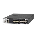 Netgear XSM4316S-100AJS Half-Width 16x10G Stackable Managed Switch with 8x10GBASE-T and 8xSFP+ - 8 Ports - Manageable