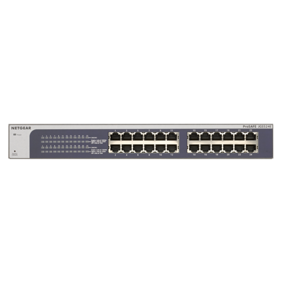 Netgear JGS524AU - 24-port Gigabit Unmanaged Rackmount Switch, ProSAFE
