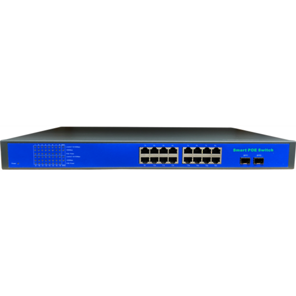 POE-16 - 16 PoE Power Port 30W per port (10/100Mbps)