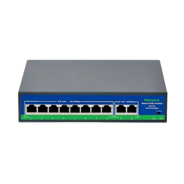 POE-8 - 8 Port PoE Switch. 802.3af/at 30W per port (10/100Mbps)