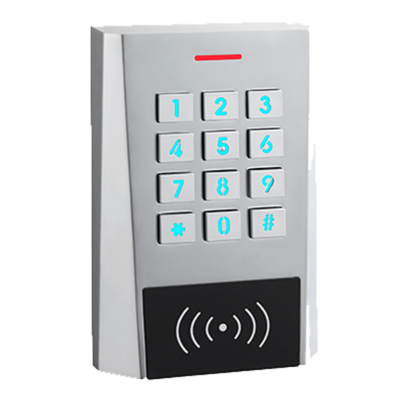 PW KEYPAD-XK1 - 114 x 77 x 22 12-28V AC/DC 999 User Codes / Prox Reader IP66