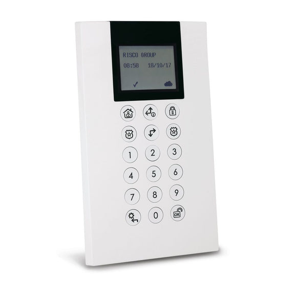 RP432KP0200A - Risco - White LCD Panda (wired) Keypad