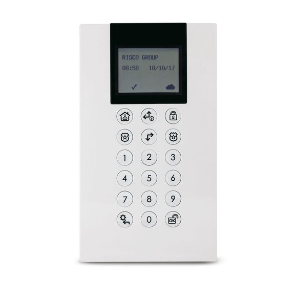 RP432KP0200A - Risco - White LCD Panda (wired) Keypad