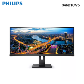 346B1C/75 - Philips 34" Ultrawide LCD Curved USB-C Docking Monitor