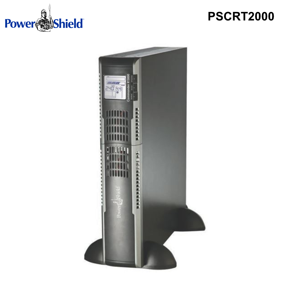 PSCRT - Commander RT1100VA or 2000VA Line Interactive Pure Sinewave Output. Rack/Tower Design Commander RT 2000VA 1800W UPS. Line Interactive Pure Sinewave