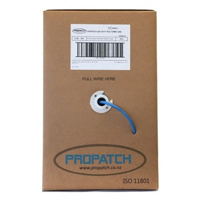 Propatch 305M Cat6 Blue UTP Solid Cable 23 AWG - Colour Options