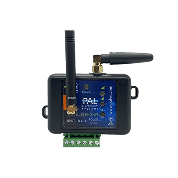 PAL-SG314GI-WR - 3G/4G GSM Controller - 1 x Relay + 1 x input - 12,000 App or Dial in user and Remote control ability