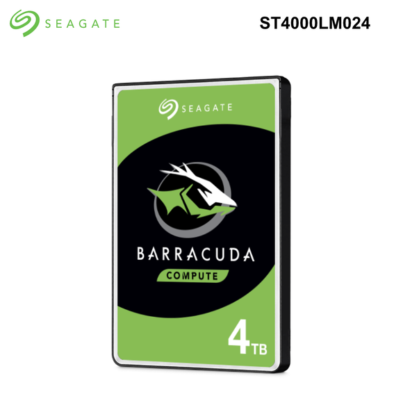 Barracuda - Seagate Internal 2.5" SATA Drive, 5400rpm, 1TB to 4TB options Seagate BarraCuda 2.5-inch HDD - 4TB