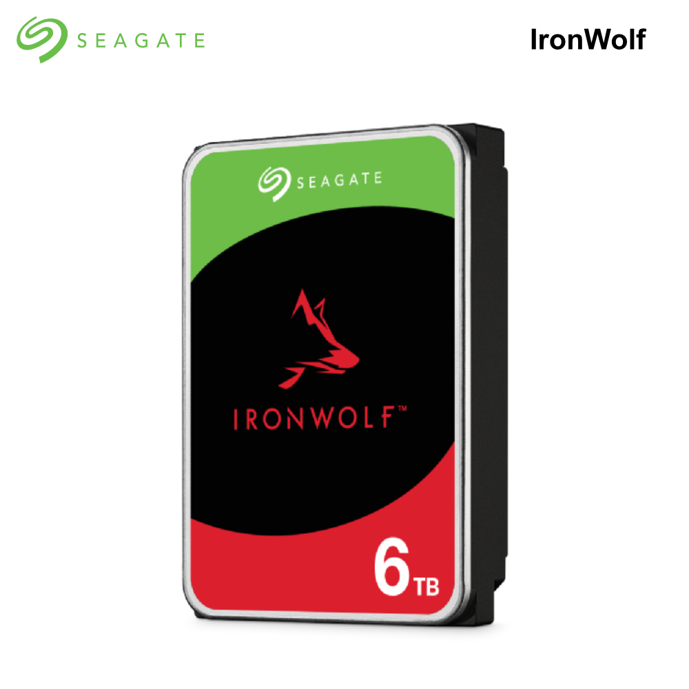 Ironwolf - Seagate NAS Internal 3.5" SATA Drive, 7200rpm, 1TB to 18TB options