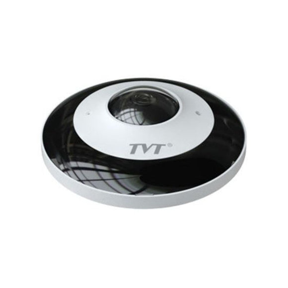 TVT-360POE - 6MP 1.07mm POE 360 degree fisheye camera with microphone.