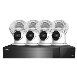 TVT-8CHNVRKIT-AI - 8 Channel NVR kit (includes 1x 8 Channel NVR, 4x TVT-D2.8POE-AI, 4x CAT5e cable & 2TB HDD)