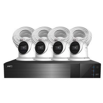 TVT-8CHNVRKIT-AI - 8 Channel NVR kit (includes 1x 8 Channel NVR, 4x TVT-D2.8POE-AI, 4x CAT5e cable & 2TB HDD)