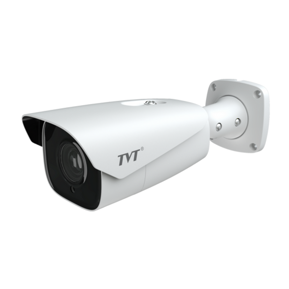 TVT-B832-4POE-LP - 4MP 8-32mm lens Starlight, license plate recognition bullet POE camera with 120m IR. Compatible with TVT-8CHNVR UP IP67
