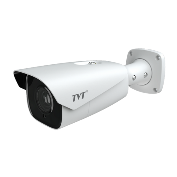 TVT-B722POE - 4MP IR Water-Proof Bullet Network Camera. 7-22mm lens. Up to 100m IR night view distance; motorized zoom lens