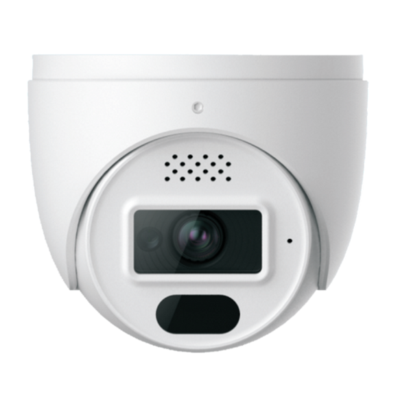 TVT-D2.8-F-4MP - 4MP AI Dome Camera, 2.8mm Fixed Lens Includes Blue & Red Motion Warning Light