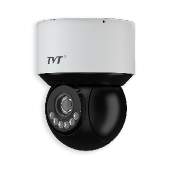 TVT-PTZ-MINI - Outdoor PTZ, 2.8-12mm lens, auto-tracking, AI, IR night mode switching to full colour on AI detection, Active Deterrent