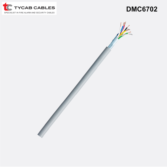 DMC6702 - 6 Core 0.22mm Data Cable Screened Copper - 100, 250 or 500m 6c 0.22mm Screened - 500m