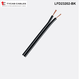 LFD23202-BK-100 - Tycab 1.0mm² 2 Core Garden Lighting Cable