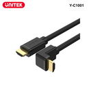 Y-C100 - UNITEK 2m or 3m 4K HDMI 2.0 Right Angle Cable with 90/270 Degree Elbow 4K HDMI 2.0 Right Angle Cable With 90 Degree Elbow - 2m