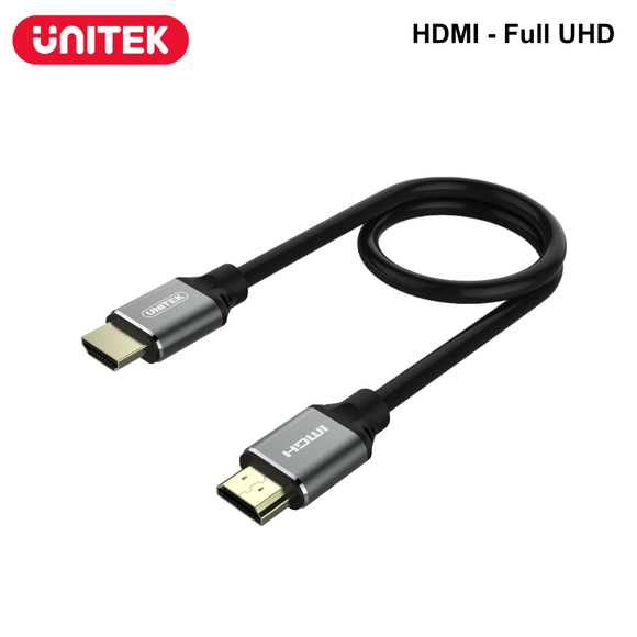 UNITEK - HDMI 2.1 Full UHD Cable. Supports up to 8K, Options - 1.5m, 2m or 3m UNITEK HDMI 2.1 Full UHD Cable - 3m