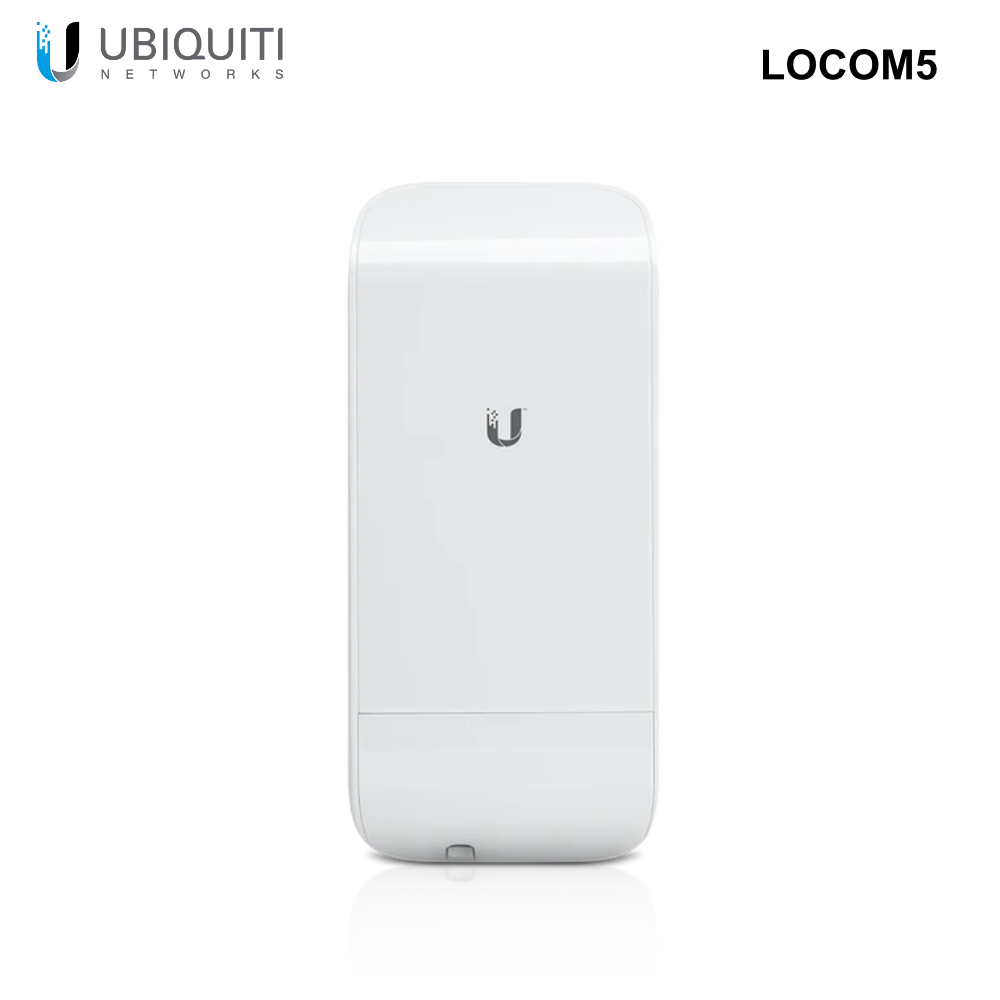 LOCOM5 - Ubiquiti Ubiquiti NanoStation locoM5 IEEE 802.11n 150 Mbit/s Wireless Bridge - 15 km