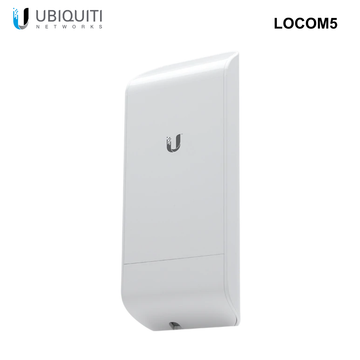 LOCOM5 - Ubiquiti Ubiquiti NanoStation locoM5 IEEE 802.11n 150 Mbit/s Wireless Bridge - 15 km