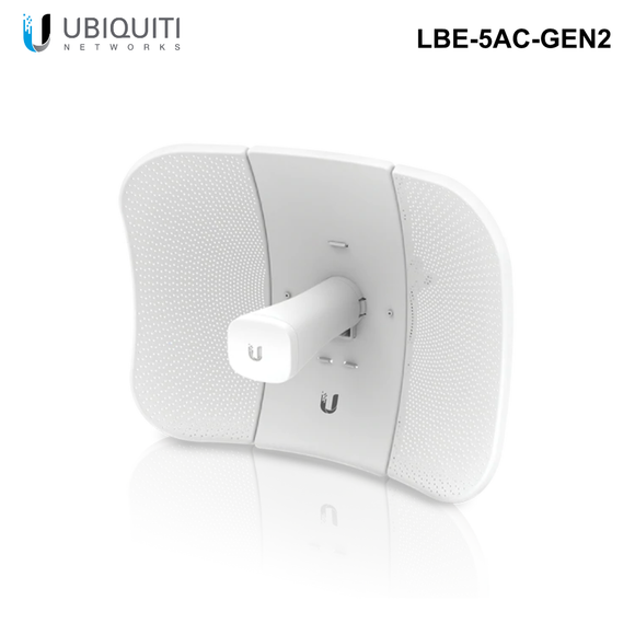 LBE-5AC-GEN2 - Ubiquiti LiteBeam AC Gen2 LBE-5AC-Gen2 IEEE 802.11ac 450 Mbit/s Wireless Bridge - 5 GHz