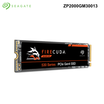 Firecuda - Seagate 530 SSD, M.2, NVMe 2TB or 4TB, 7300 R/6900 W Mbs Seagate FireCuda 530 2TB Solid State Drive
