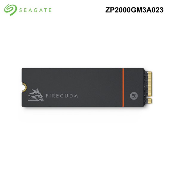 Firecuda - Seagate 530 SSD, M.2, NVMe 500GB to 4TB, Heatsink, 7000 R/3000 W Mbs, Playstation5 SSD Seagate FireCuda 530 Heatsink Solid State Drive - 2TB