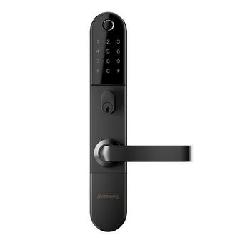 Omnia™ - Schlage - Smart Entry lock + Latch Retractor + Legge 990 SV Mortice Lock Matt Black Finish