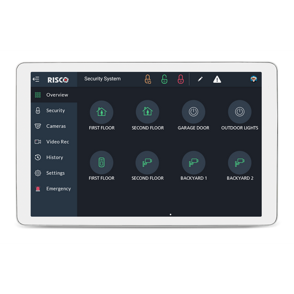 RP432KPT000A - Risco - RisControl IPS high resolution 8” touchscreen, Wifi
