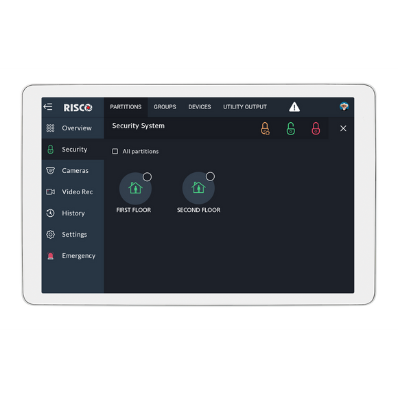 RP432KPT000A - Risco - RisControl IPS high resolution 8” touchscreen, Wifi