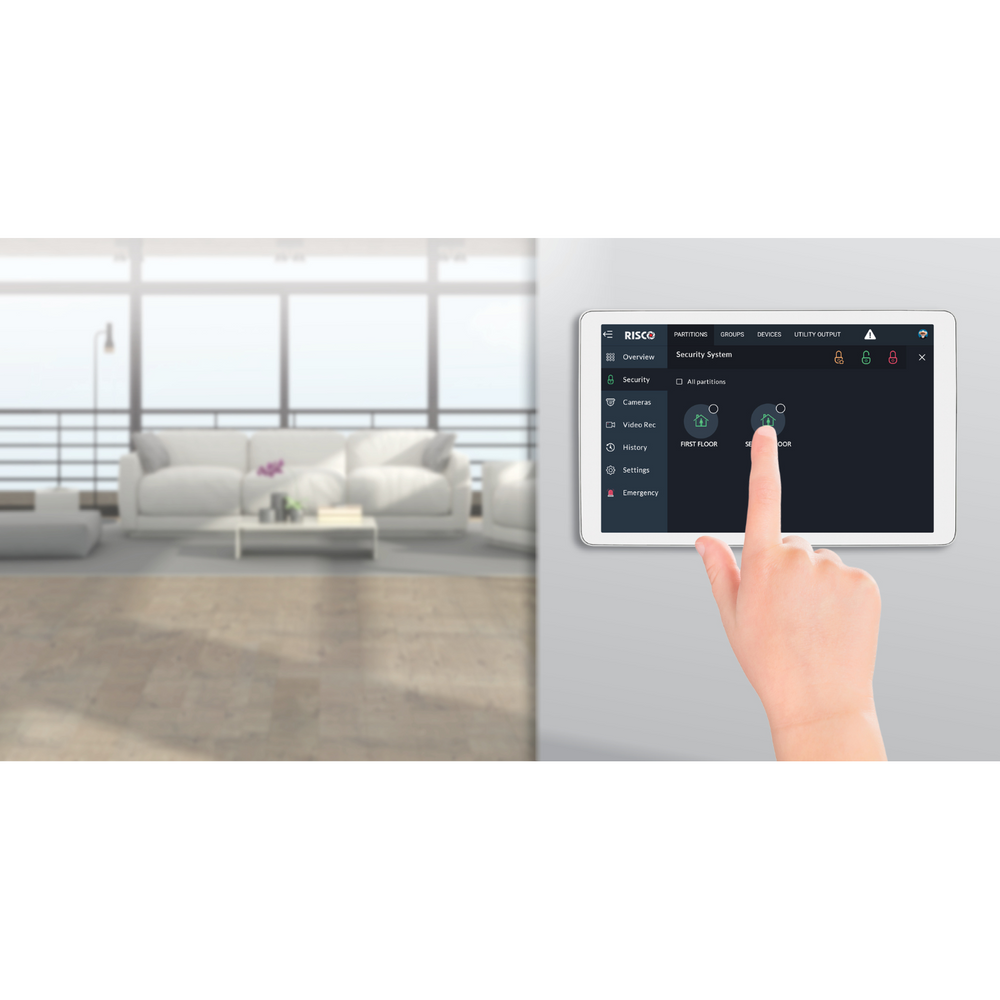 RP432KPT000A - Risco - RisControl IPS high resolution 8” touchscreen, Wifi