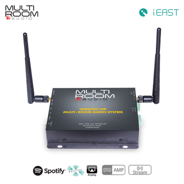 AMP-i50B - Wireless Wall-Mount Multi-Room Stereo Amplifier