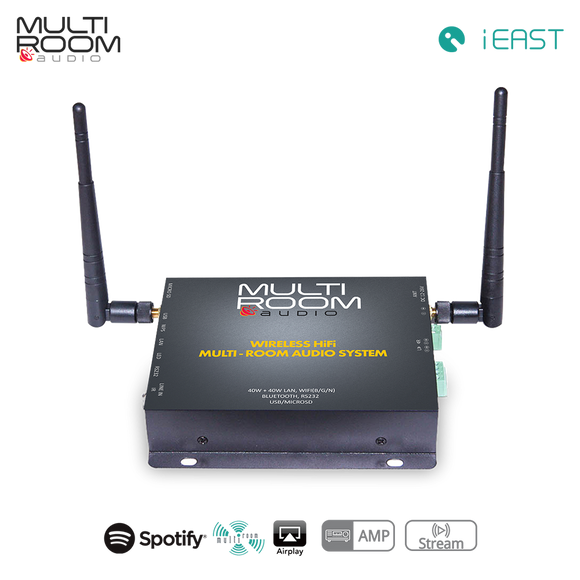 AMP-i50B - Wireless Wall-Mount Multi-Room Stereo Amplifier