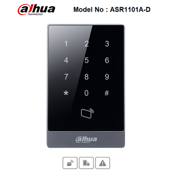 DHI-ASR1101A-D - RFID Pinpad Wiegand Reader IP55 ‐ Blue Backlit