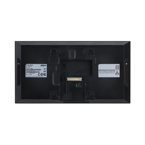 DHI-VTH2421FB-P - Dahua - IP Intercom Kit, Door Station, 7" Monitor, Switch, Flush Mount