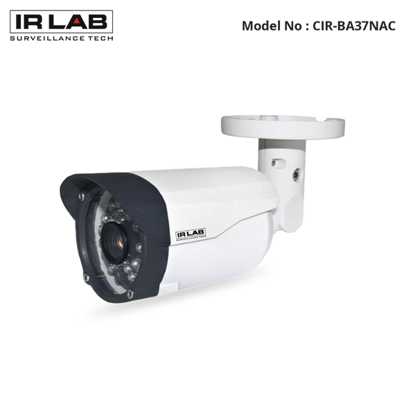 CIR-BA37NAC - IR Lab - 3MP IP IR Bullet Camera, 3.6mm, PoE
