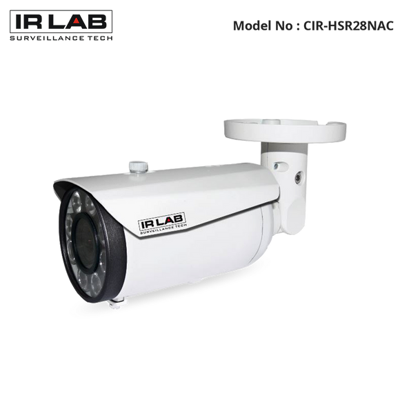 CIR-HSR28NAC - IR Lab - 3MP IP IR Bullet Camera, 2.8-11mm, PoE